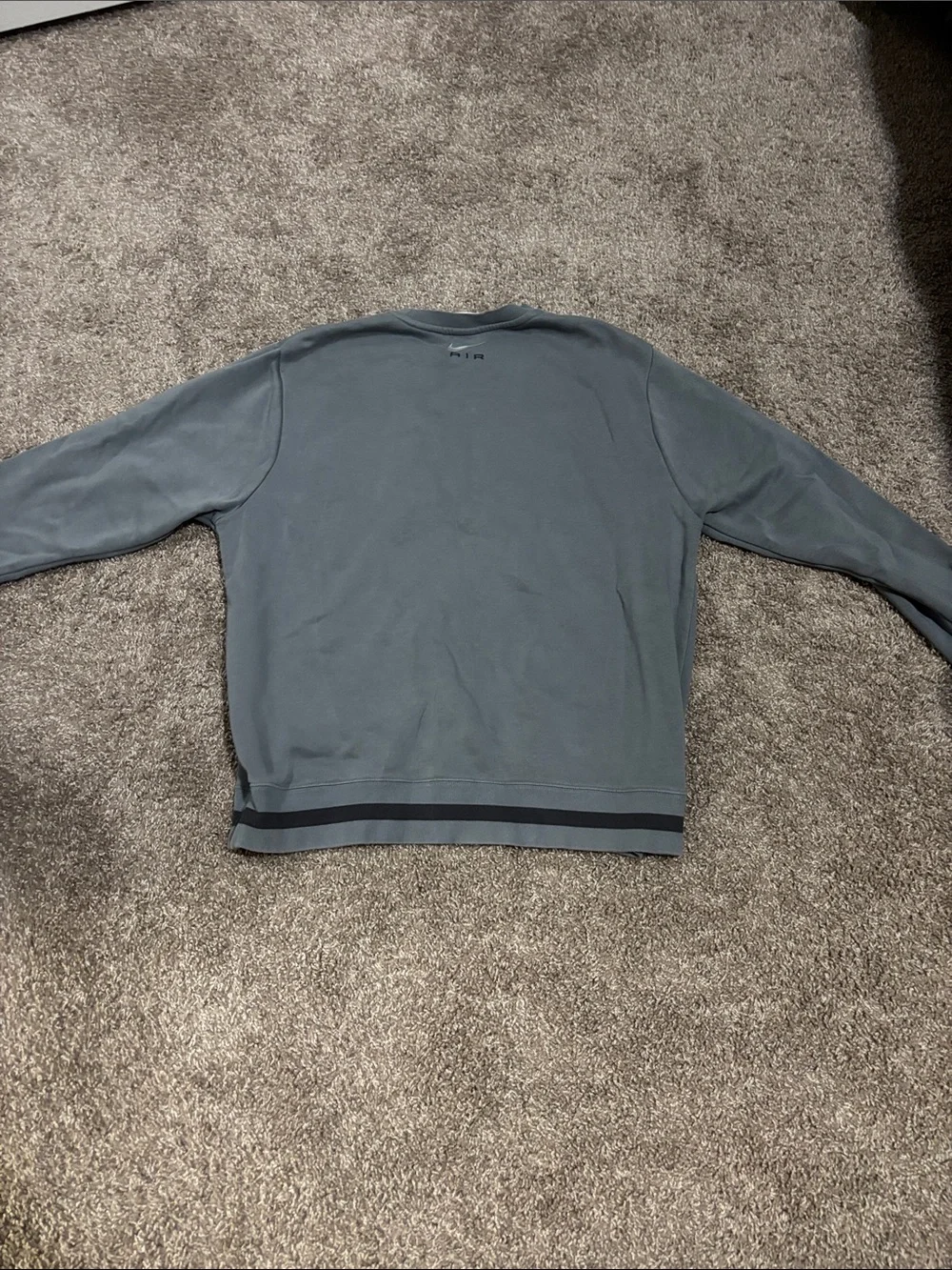 Nike Gray AIR Swoosh Crewneck Sweatshirt